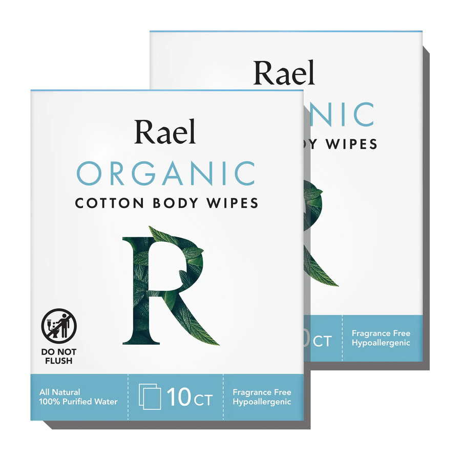 Organic Cotton Body Wipes - 2 Pack U5