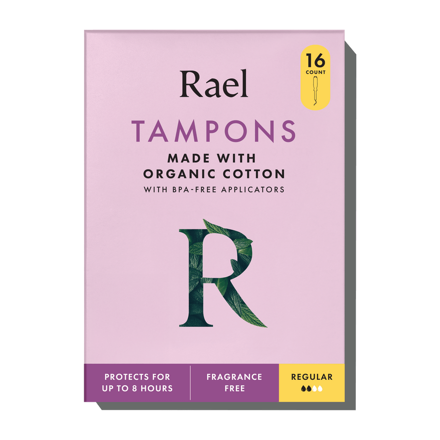 Regular Tampons Made With Organic Cotton V8